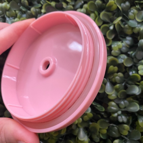 Starbucks Pink Holographic Iridescent Palm Leaf Pinecone Christmas edition venti - Picture 5 of 6